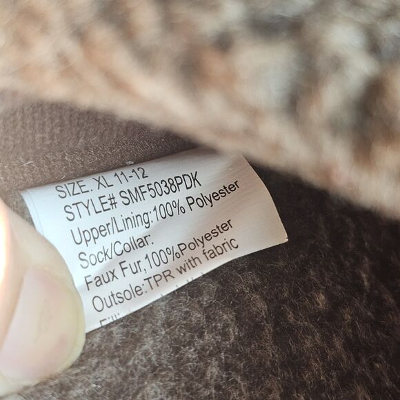 Dearfoams Coffee Dark Brown Men's Memory Foam Clog Slippers Size 11-12 - Picture 2 of 6